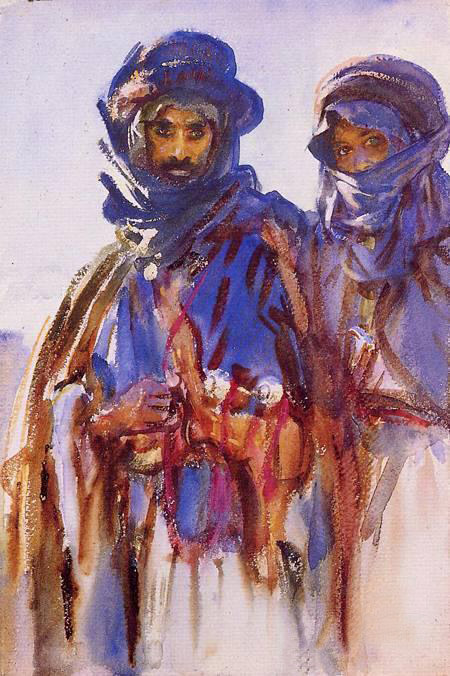 (image for) Handmade oil painting Copy paintings of famous artists John Singer Sargenti's art Bedouins 1905-1906 - Click Image to Close